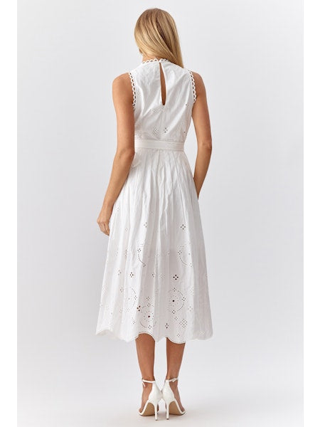 Jo Cotton Eyelet Dress