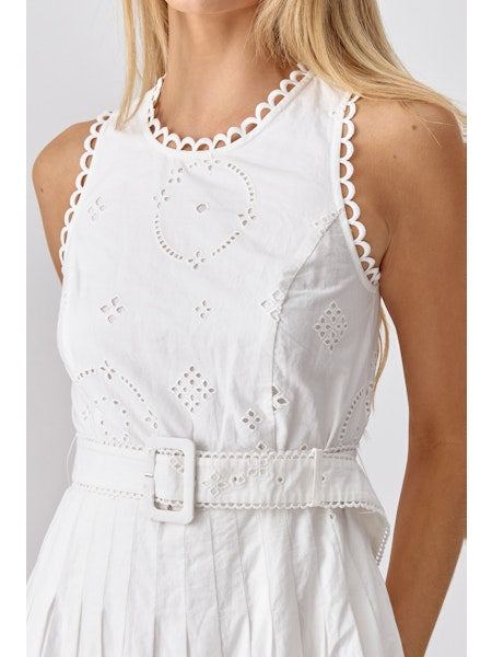 Jo Cotton Eyelet Dress