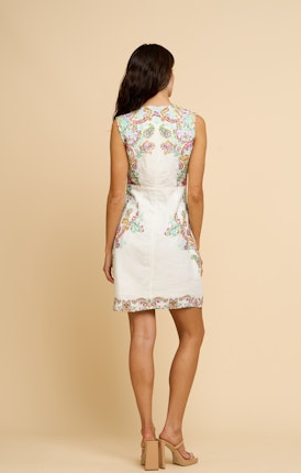 Marris Print Linen Mini Dress