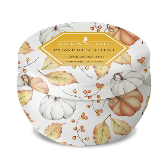 Candle Tin; Pumpkin Chai