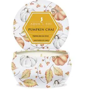 Candle Tin; Pumpkin Chai