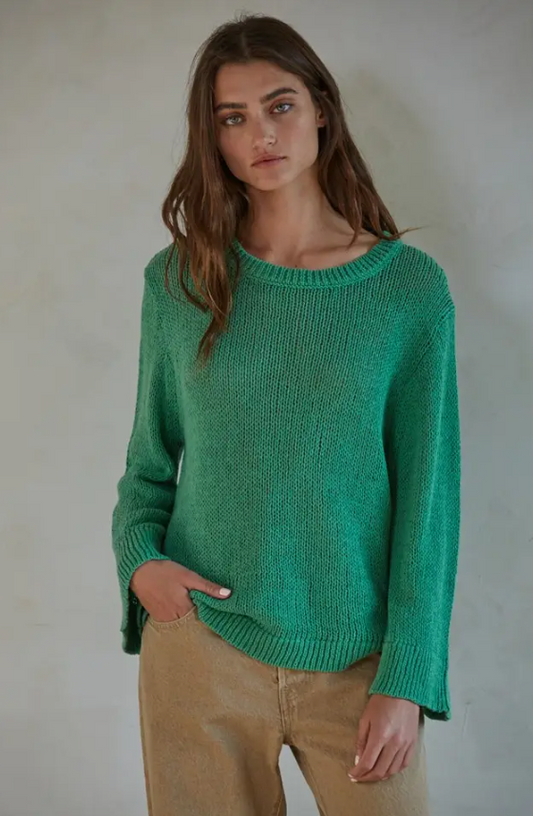 Crew Neck loose sleeve sweater