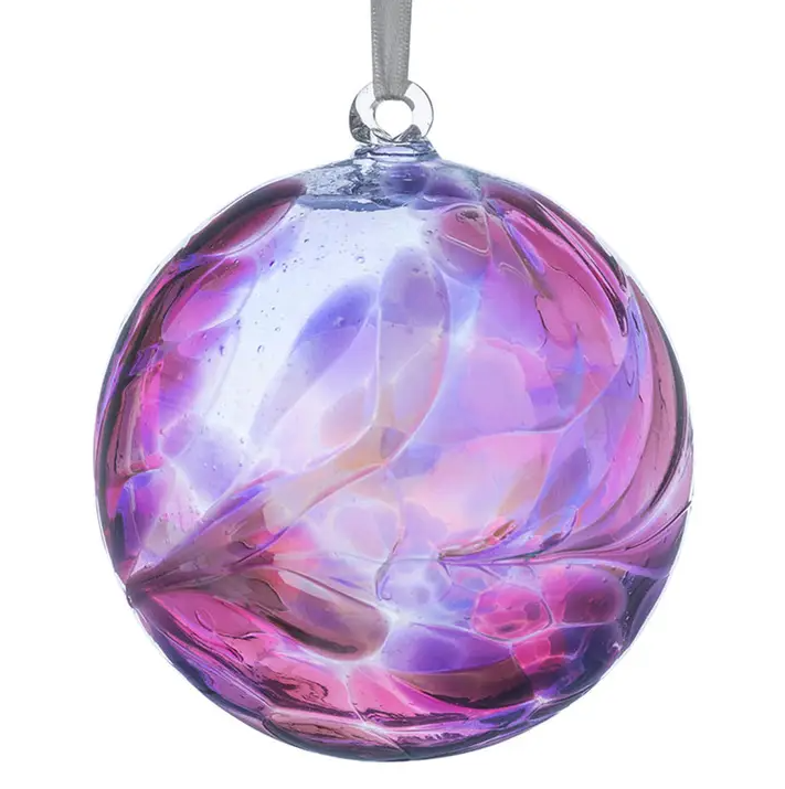 Mouth Blown Glass Ball Ornament