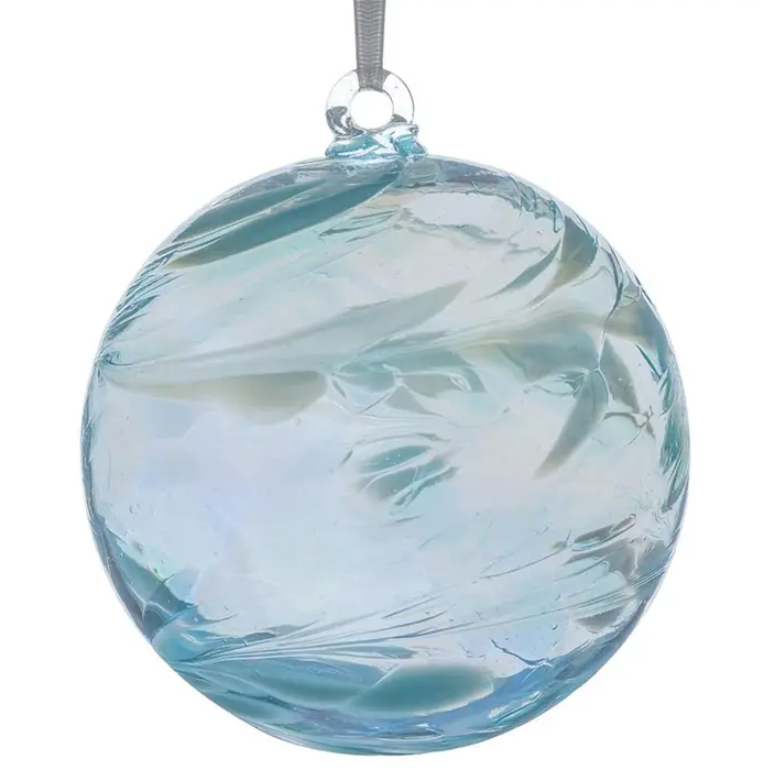 Mouth Blown Glass Ball Ornament