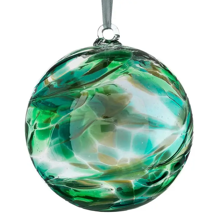 Mouth Blown Glass Ball Ornament