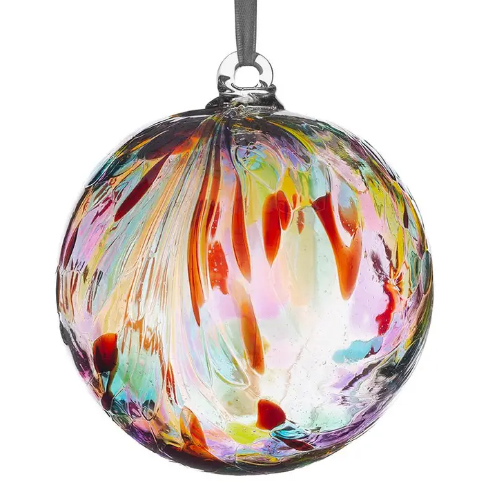 Mouth Blown Glass Ball Ornament