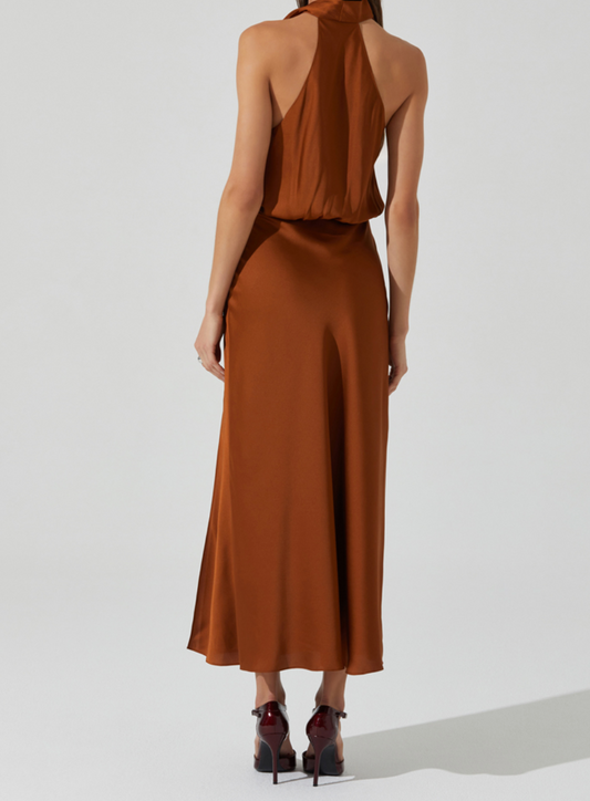 Jaylen Dress - Bronze