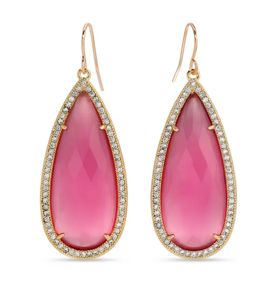 Kendal Shimmer Stone Drop Earring