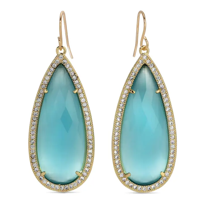 Kendal Shimmer Stone Drop Earring