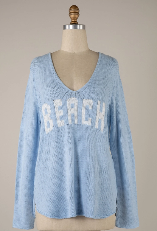 Beach Saying Lightweight Sweater