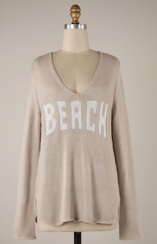 Beach Saying Lightweight Sweater