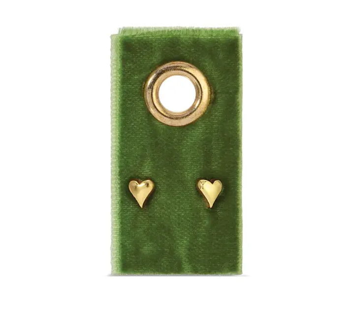 Stud Earrings on Velvet Tag