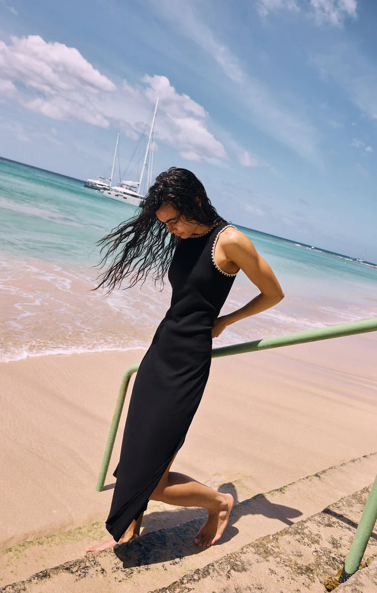 Delamer Rib Midi Dress