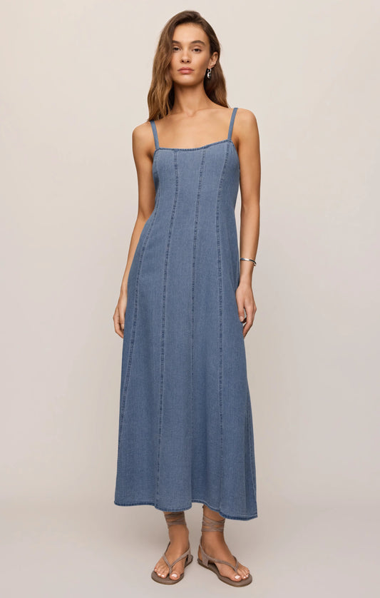 Z-Supply Leonora Denim Midi Dress