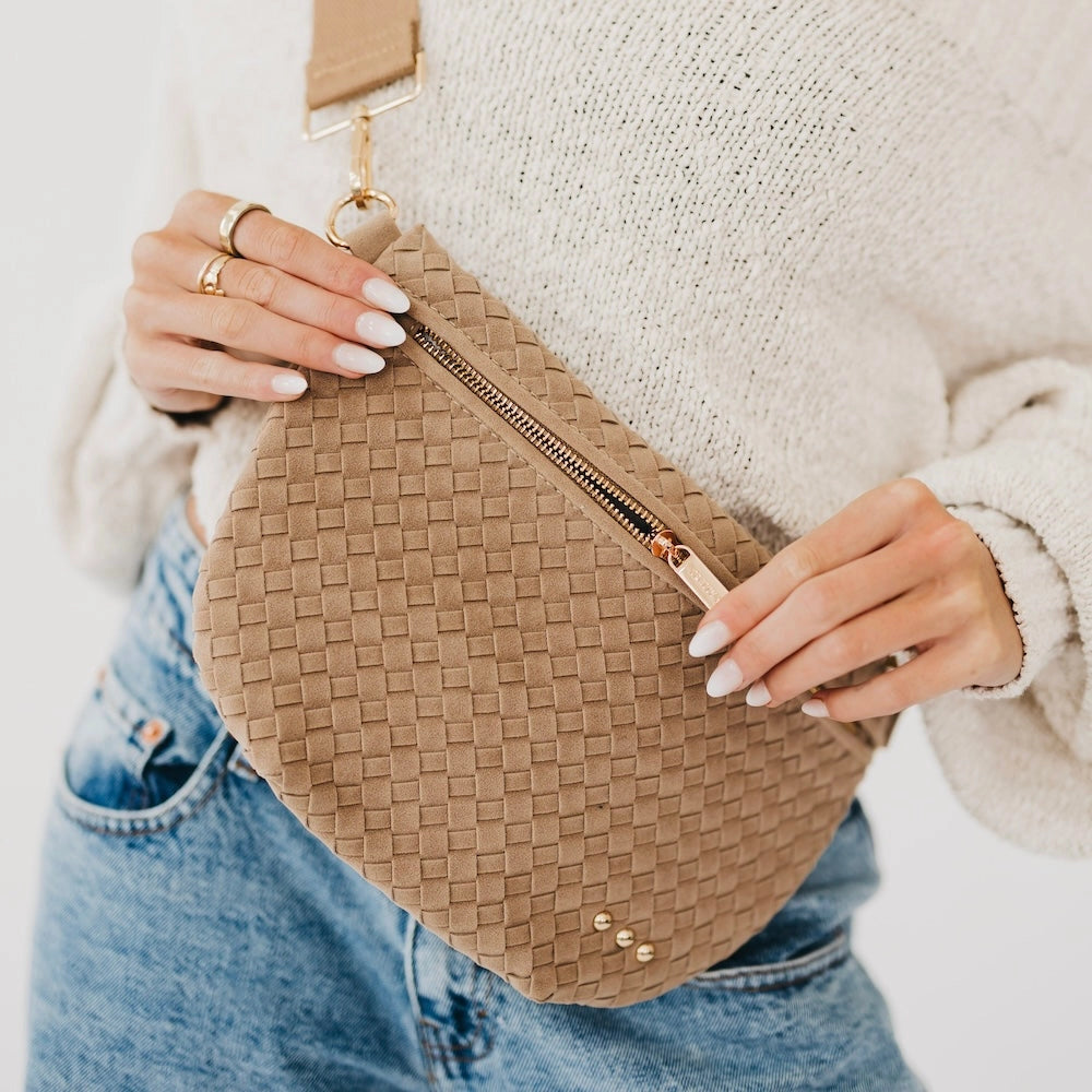 Westlyn Woven Crossbody Bag