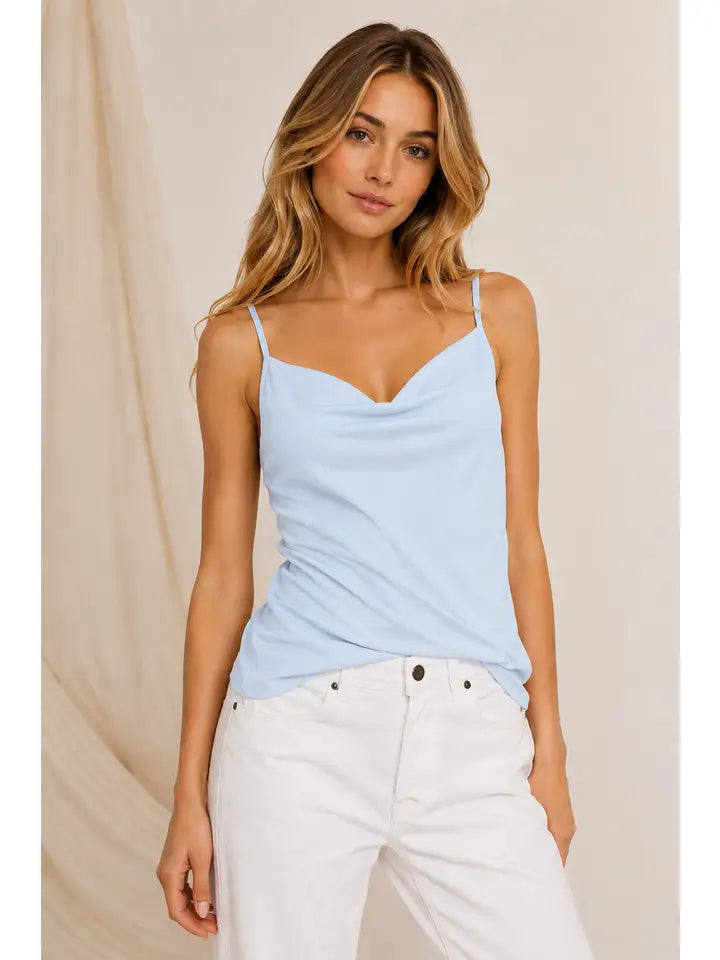 Cami Top with cowl neck