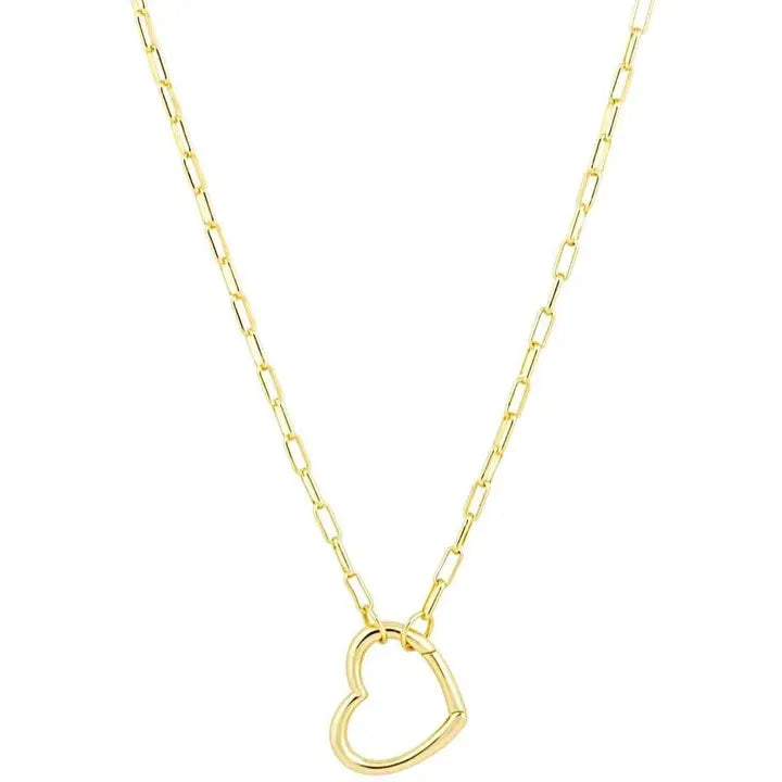 Brooke Open Heart Necklace