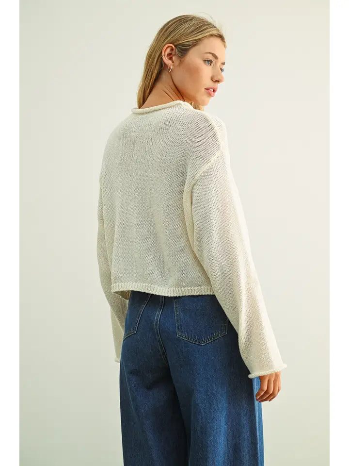 Light Weight Button Front Cardigan