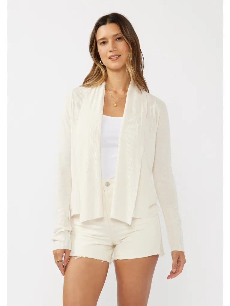 Classic Open Front Cardigan