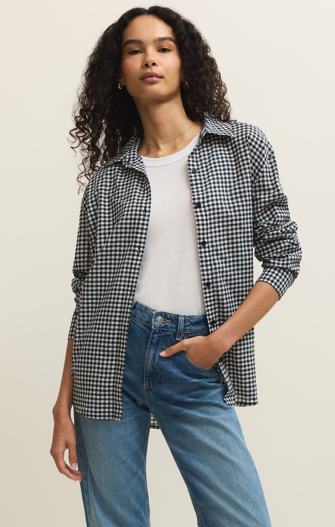 SEAPORT BUTTON UP TOP