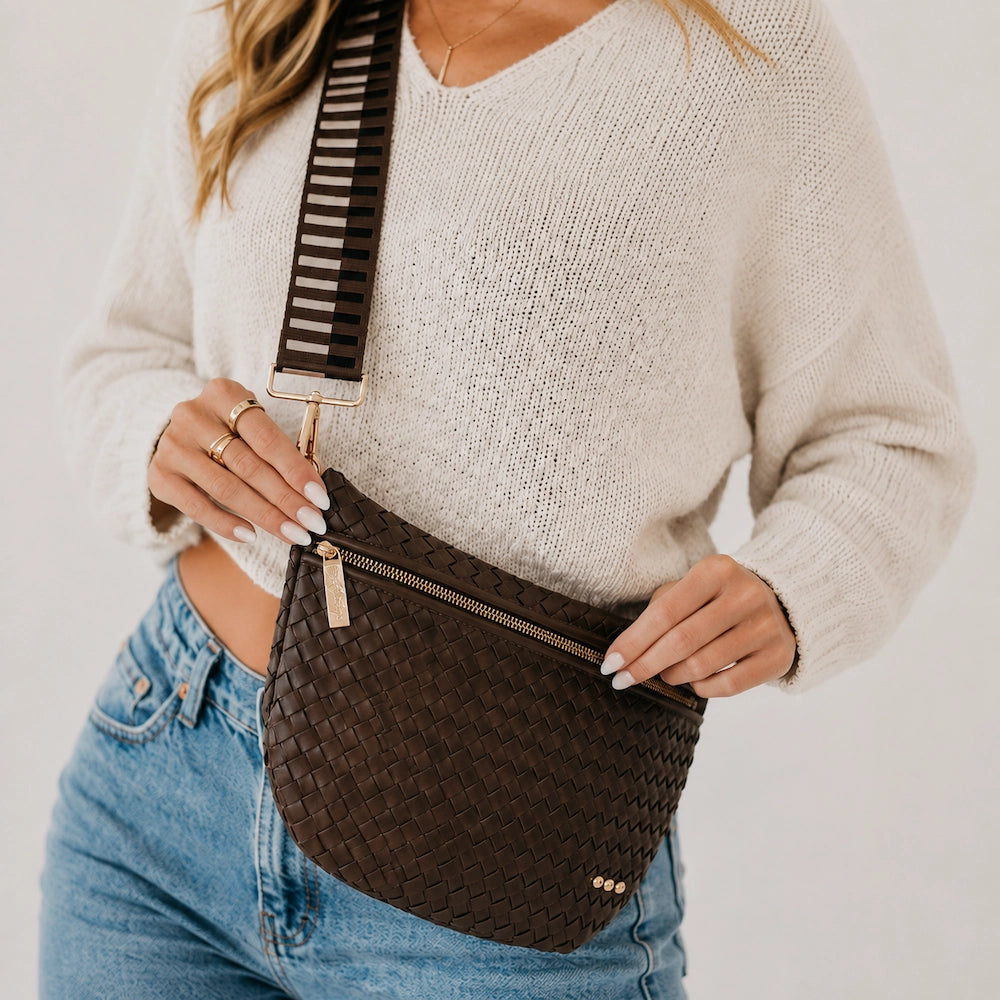 Westlyn Woven Crossbody Bag