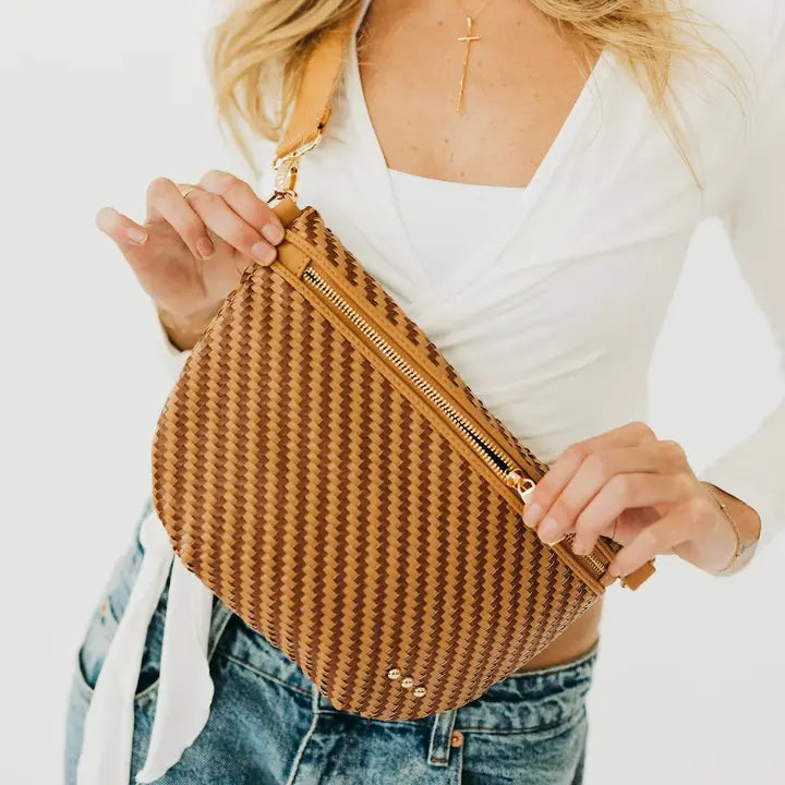 Westlyn Woven Crossbody Bag