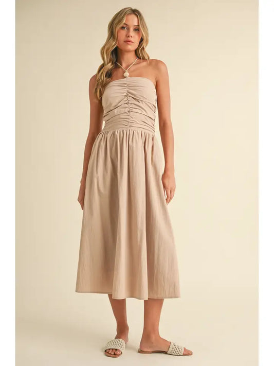Halter Midi Dress