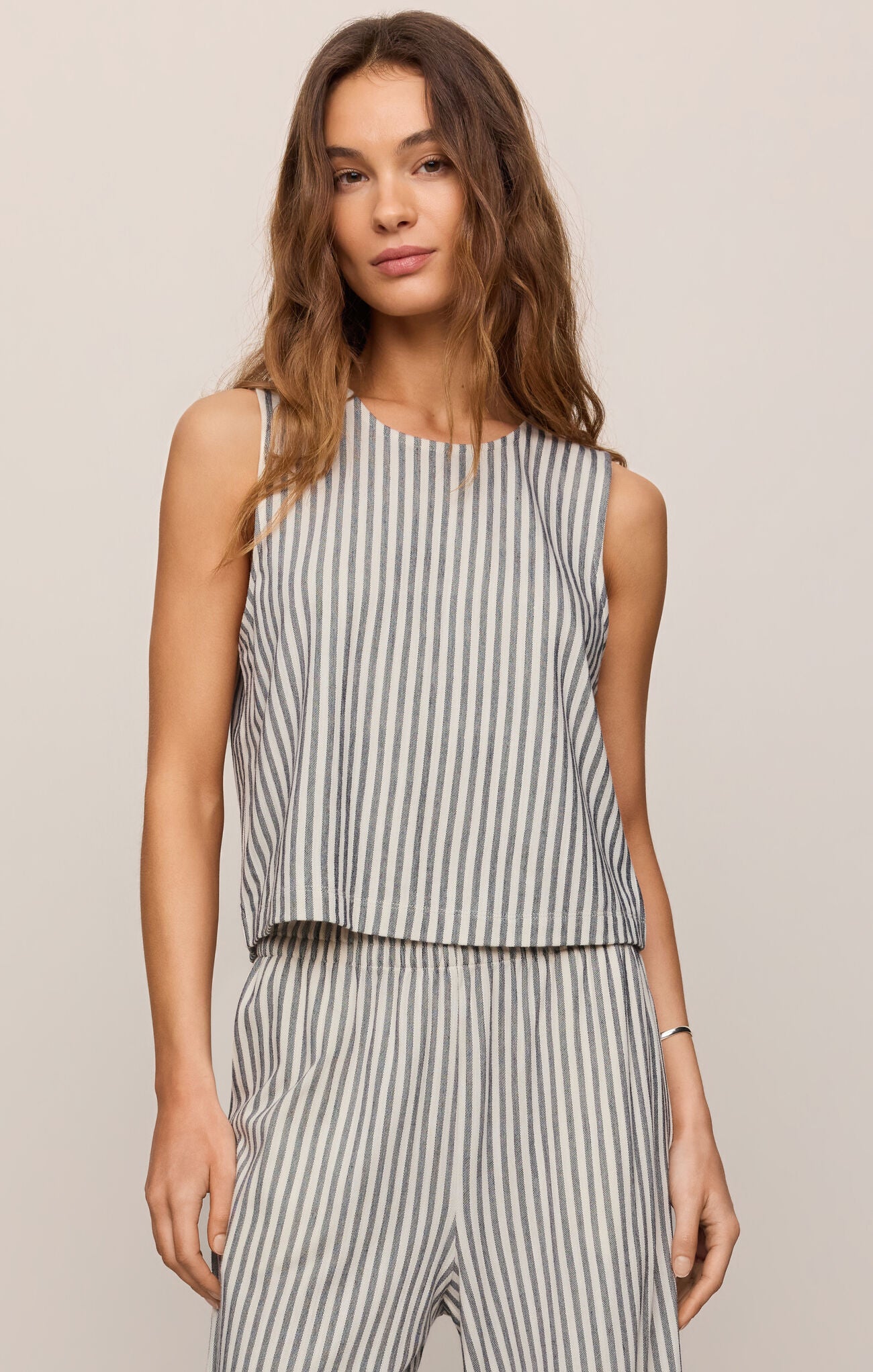 SLOANE KNIT STRIPED TOP