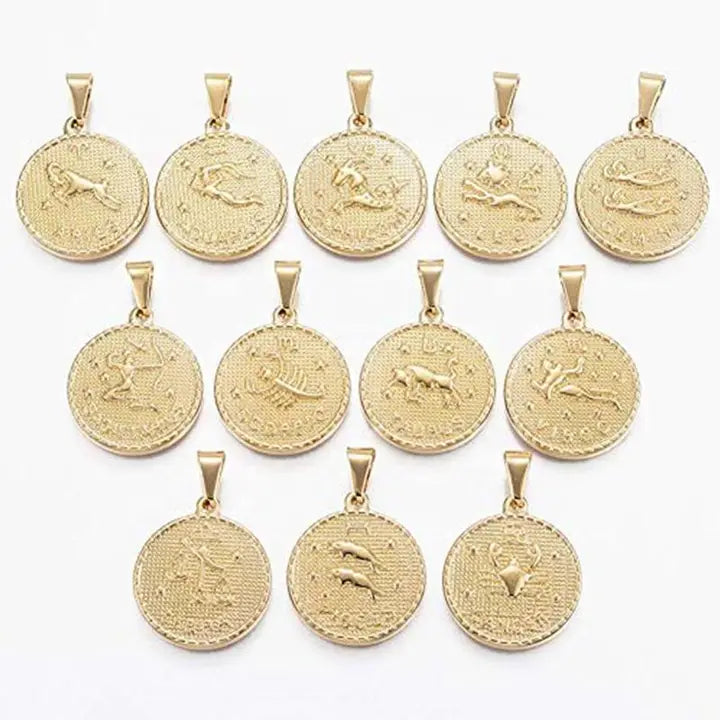 Zodiac Coin Necklace