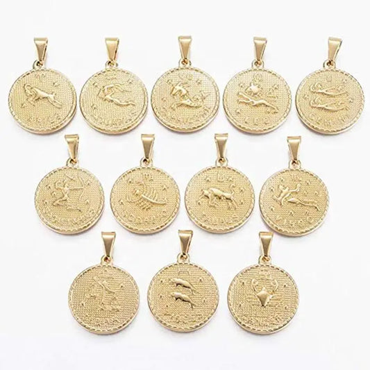 Zodiac Coin Necklace
