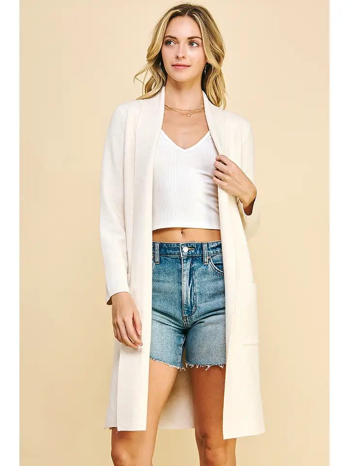 Open Knitted Cardigan