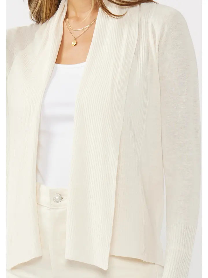 Classic Open Front Cardigan