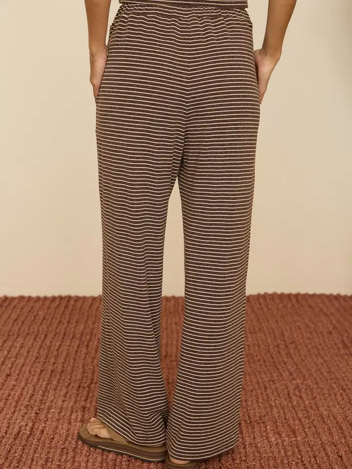 Soft Knit Stripe Lounge Pants