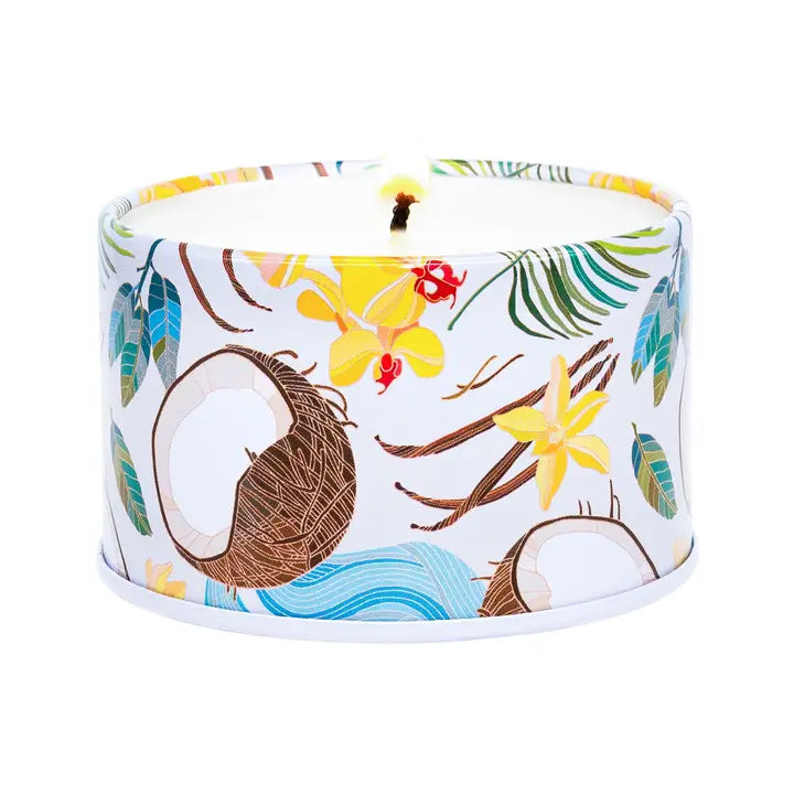 Aloha 'aina - Coconut Milk Gold Tin Candle