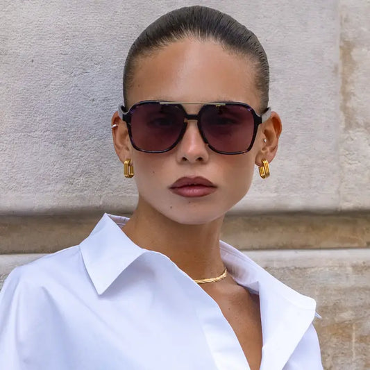 Spencer Unisex Aviator Sunglasses