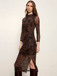 Easy Autumn Mesh Dress