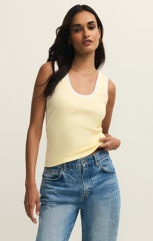 SIRENA COLORBLOCKED RIB TANK