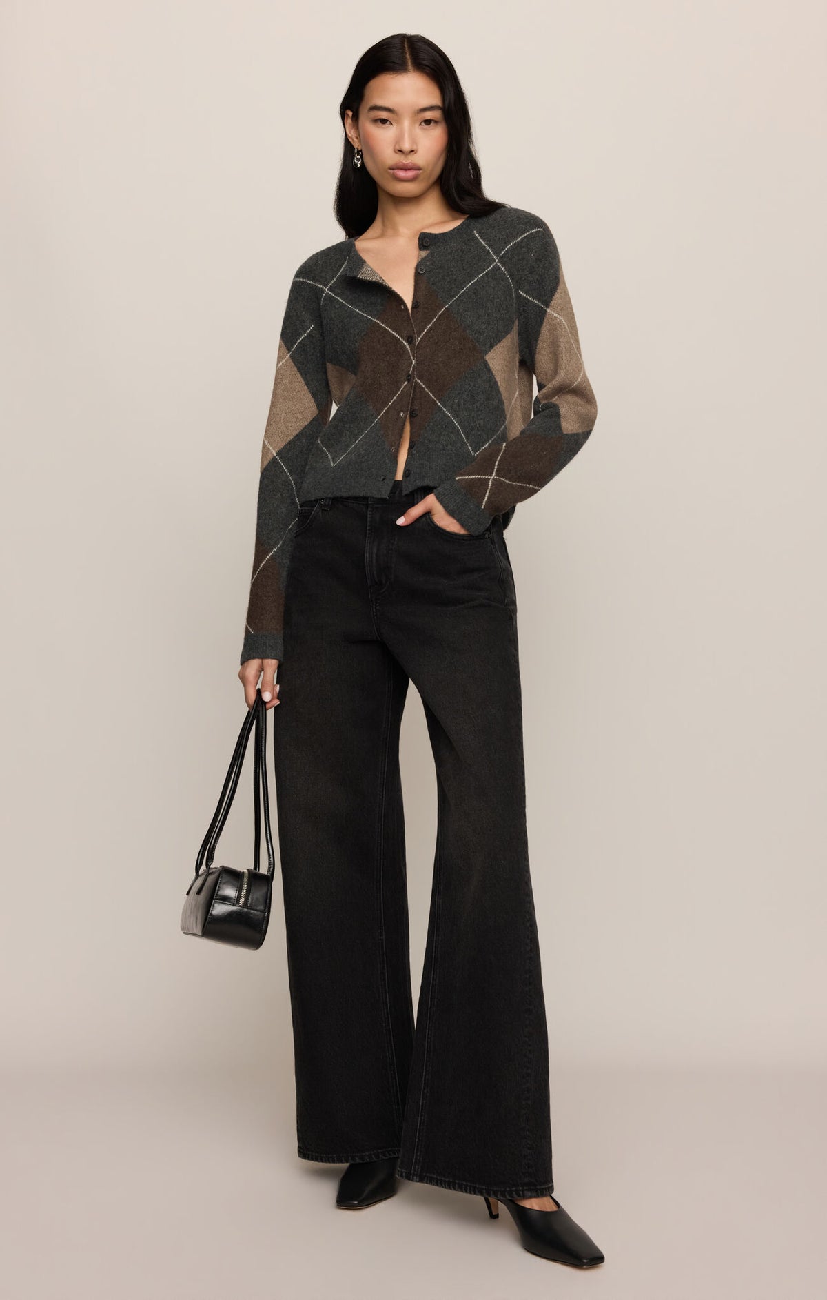 MEDINA ARGYLE CARDIGAN
