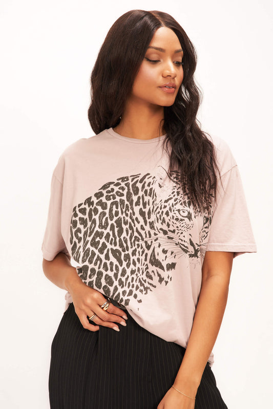 BIG CATS RELAXED TEE - AUTUMN MINK