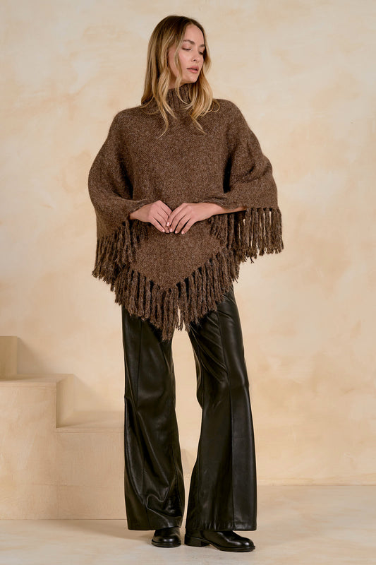 Sweater Turtleneck Fringe