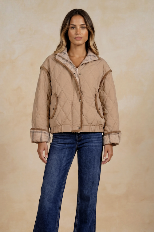 Jacket Curdoroy Trim