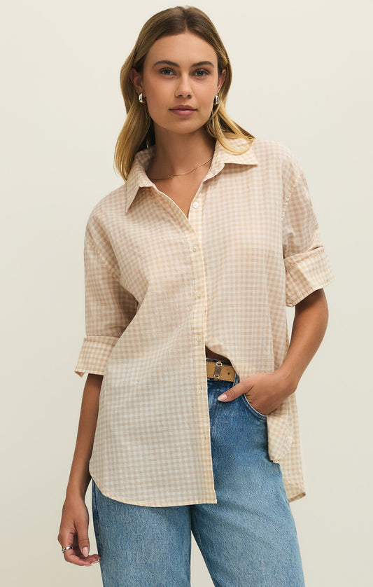 SEAPORT BUTTON UP TOP